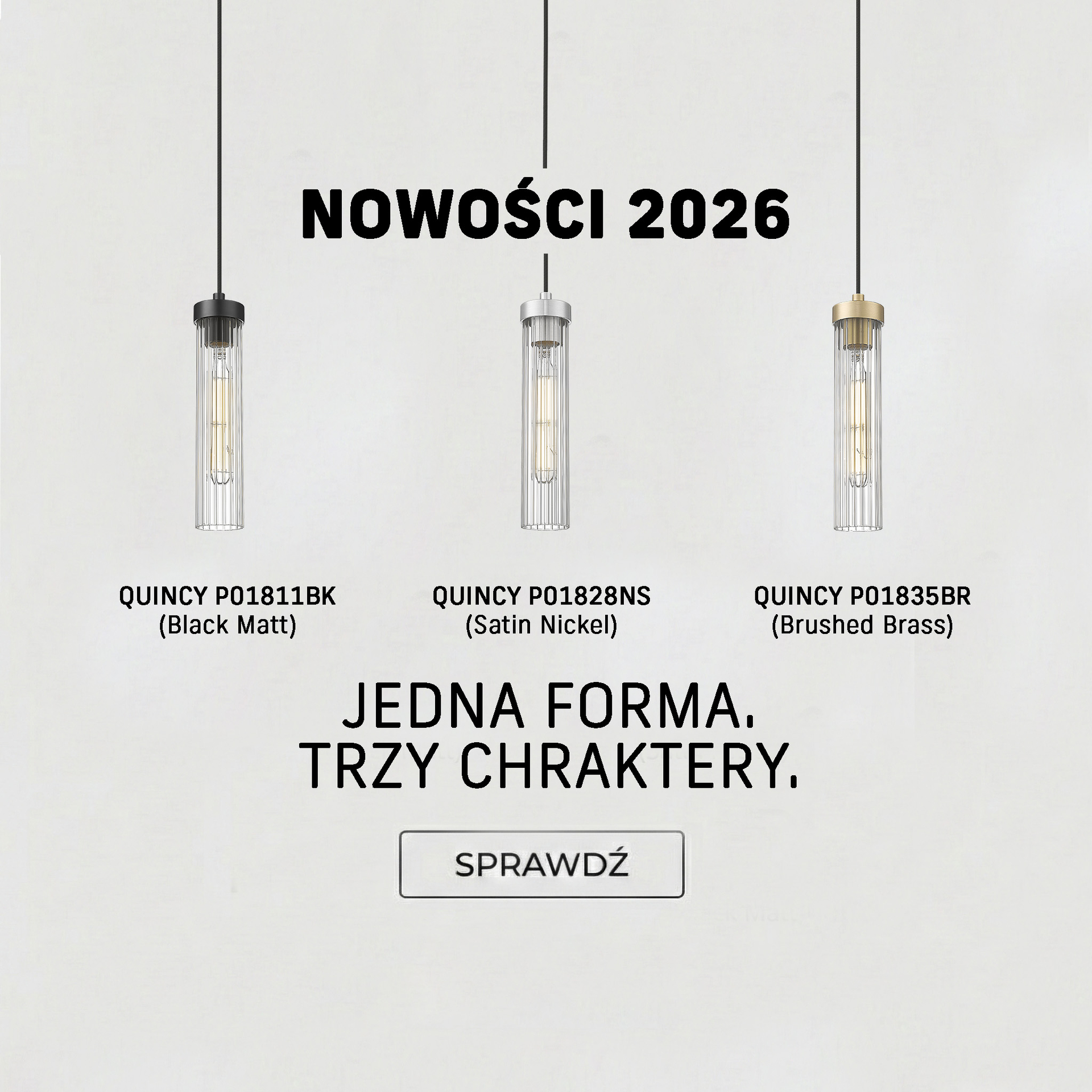 QUINCY. JEDNA FORMA, TRZY CHARAKTERY.